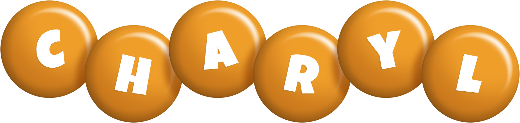Charyl candy-orange logo