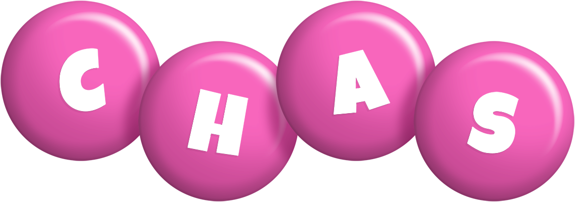 Chas candy-pink logo