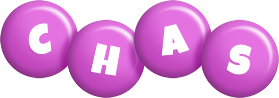Chas candy-purple logo