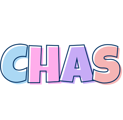 Chas pastel logo