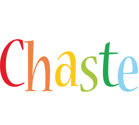 Chaste birthday logo