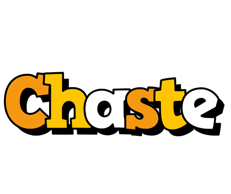 Chaste cartoon logo