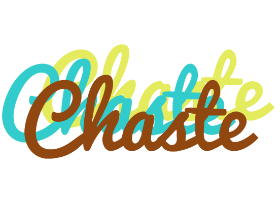 Chaste cupcake logo