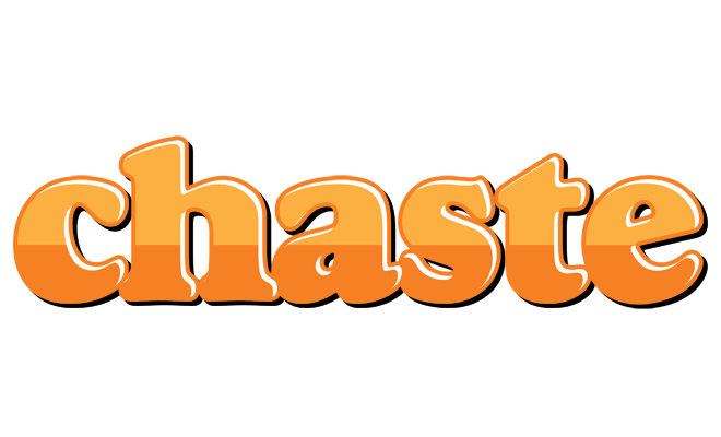 Chaste orange logo