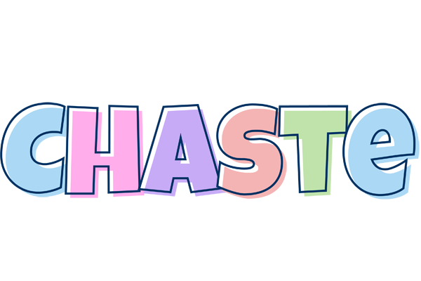 Chaste pastel logo
