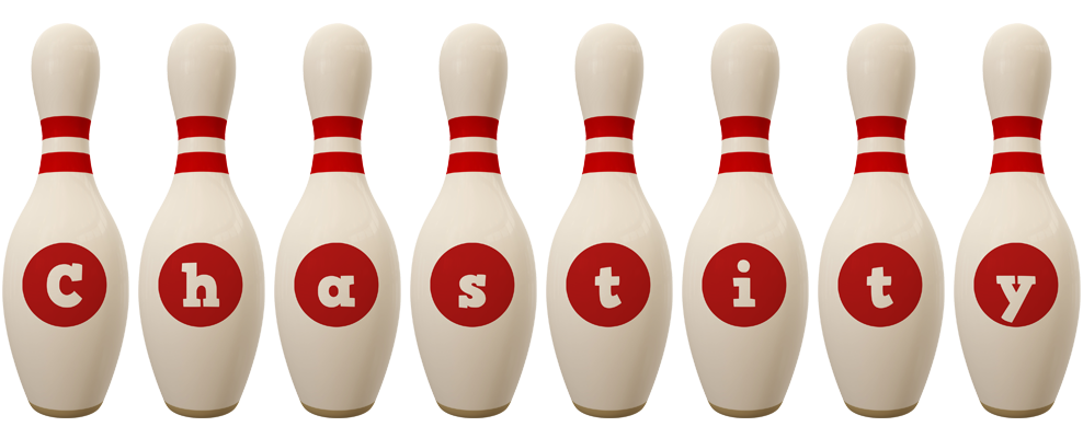 Chastity bowling-pin logo