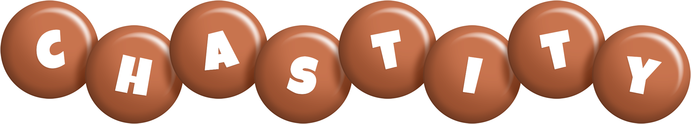 Chastity candy-brown logo