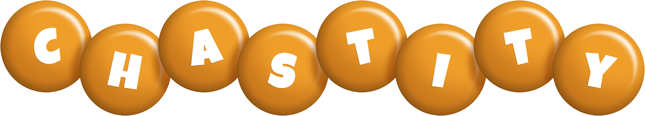 Chastity candy-orange logo