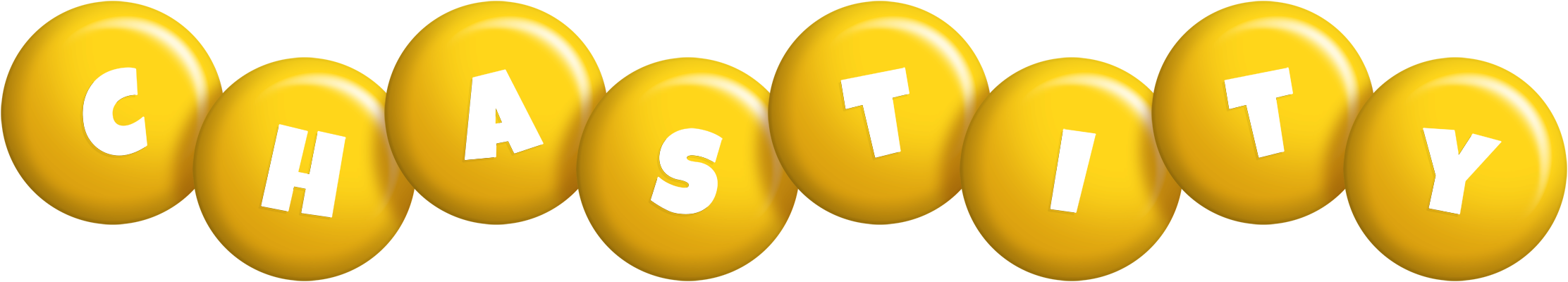 Chastity candy-yellow logo