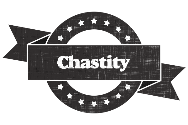 Chastity grunge logo