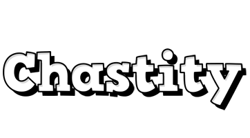 Chastity snowing logo