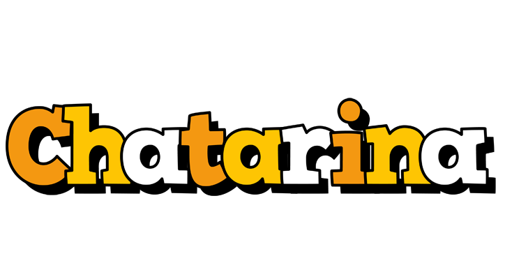 Chatarina cartoon logo