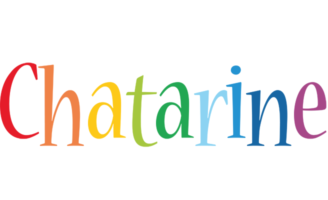 Chatarine birthday logo