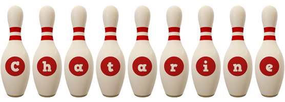 Chatarine bowling-pin logo