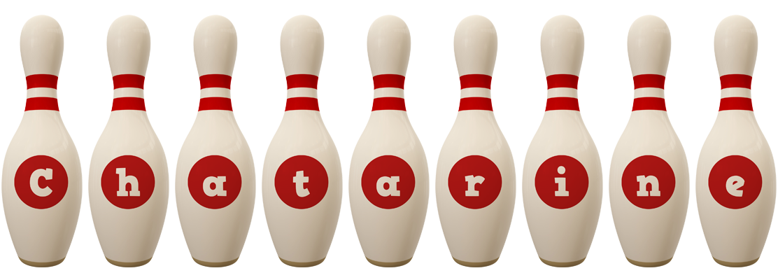 Chatarine bowling-pin logo