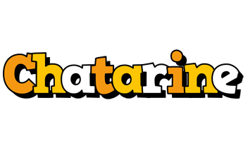 Chatarine cartoon logo