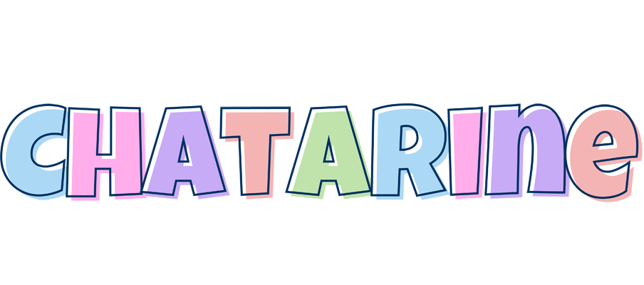 Chatarine pastel logo