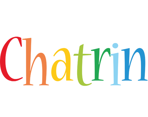 Chatrin birthday logo