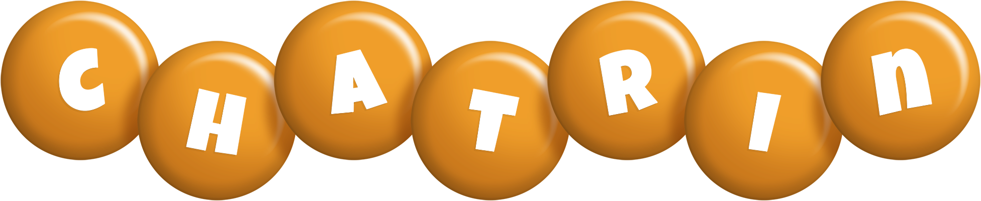 Chatrin candy-orange logo