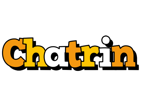 Chatrin cartoon logo