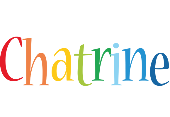 Chatrine birthday logo