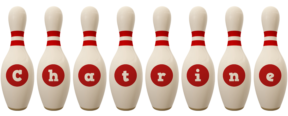 Chatrine bowling-pin logo