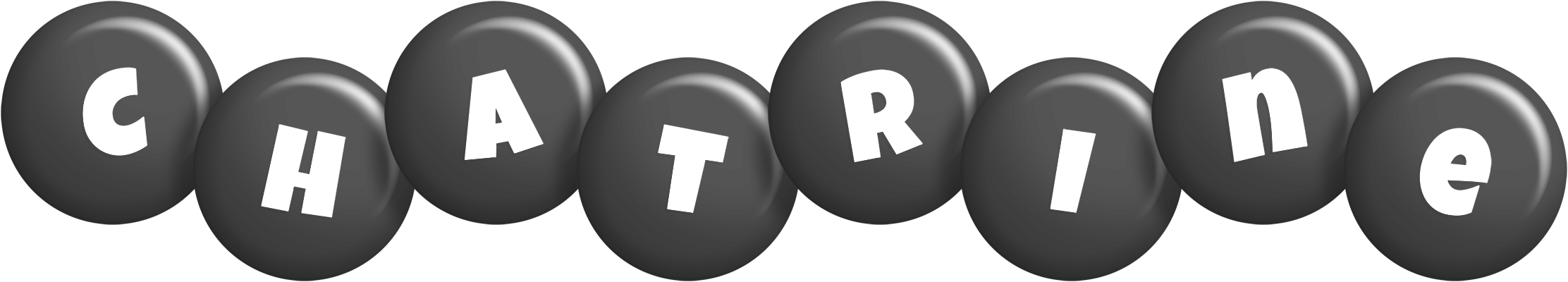 Chatrine candy-black logo