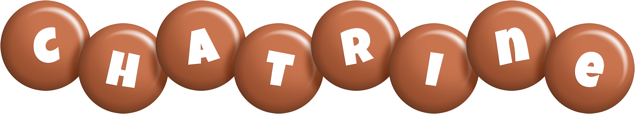 Chatrine candy-brown logo