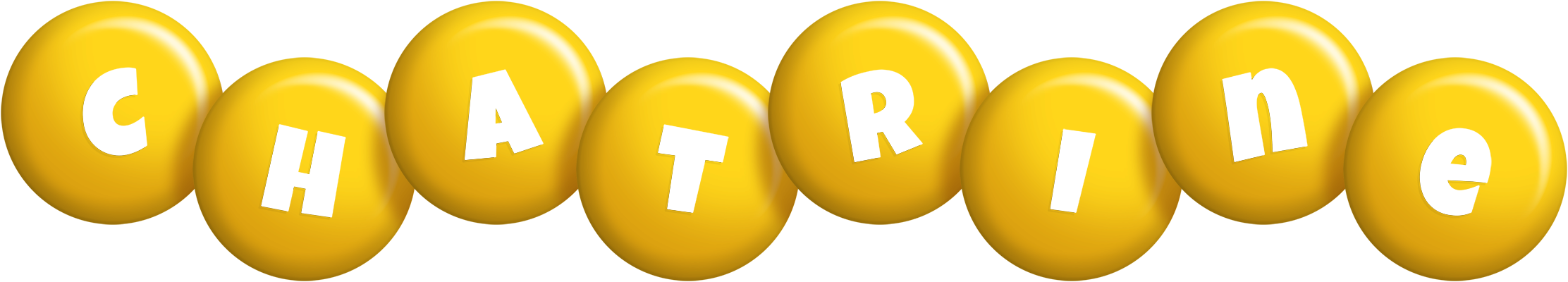Chatrine candy-yellow logo