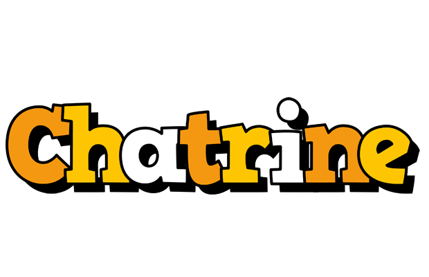 Chatrine cartoon logo