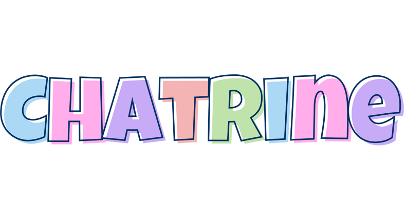Chatrine pastel logo
