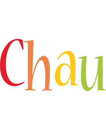 Chau birthday logo
