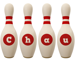 Chau bowling-pin logo