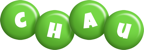 Chau candy-green logo