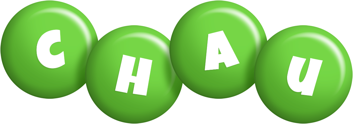 Chau candy-green logo