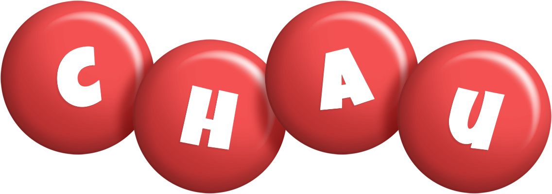 Chau candy-red logo
