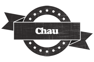 Chau grunge logo