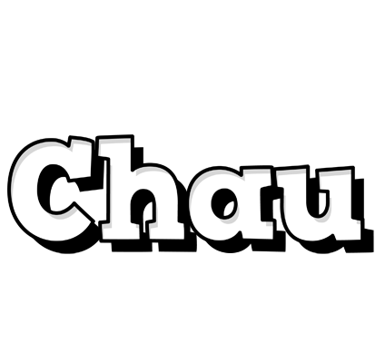 Chau snowing logo