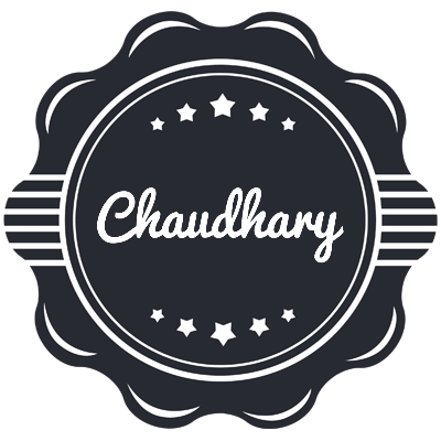Chaudhary badge logo
