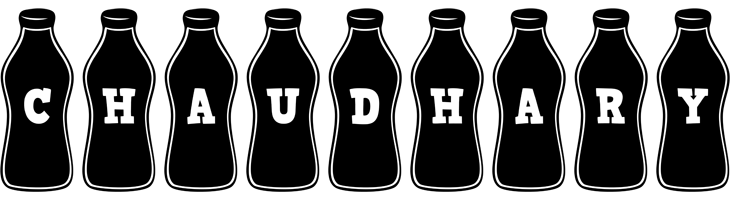 Chaudhary bottle logo