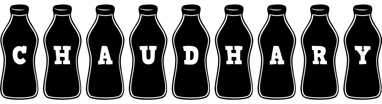 Chaudhary bottle logo