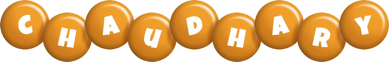 Chaudhary candy-orange logo