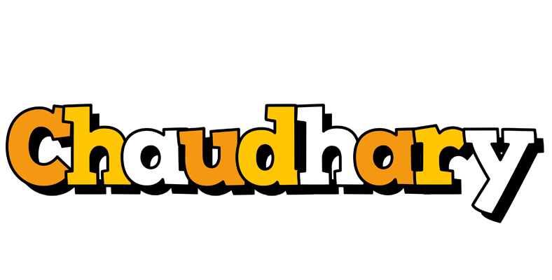 Chaudhary cartoon logo