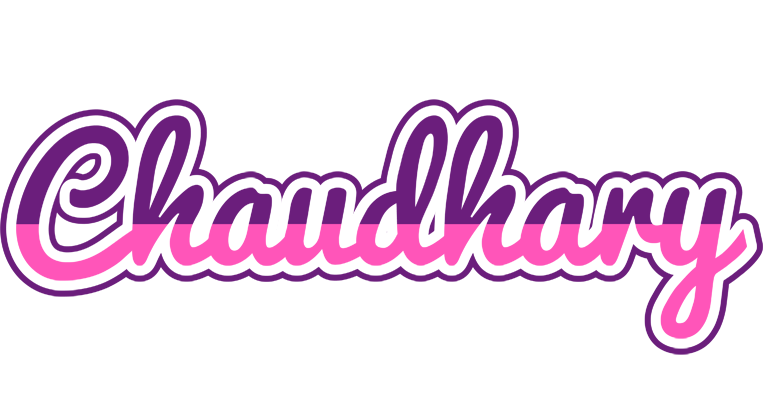 Chaudhary cheerful logo
