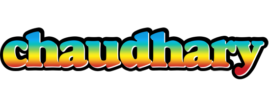 Chaudhary color logo