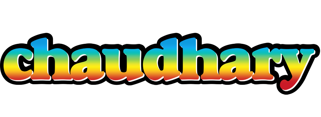 Chaudhary color logo