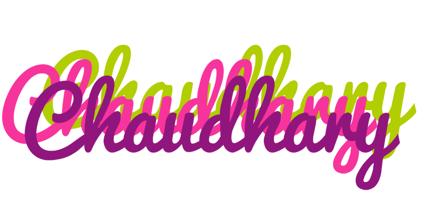 Chaudhary flowers logo