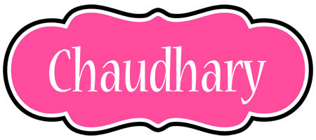 Chaudhary invitation logo