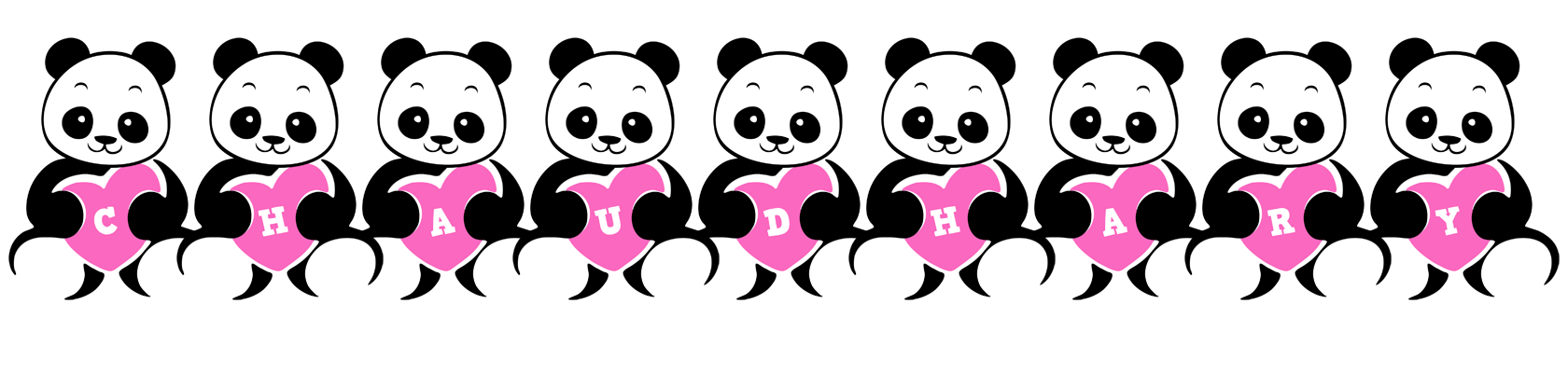 Chaudhary love-panda logo
