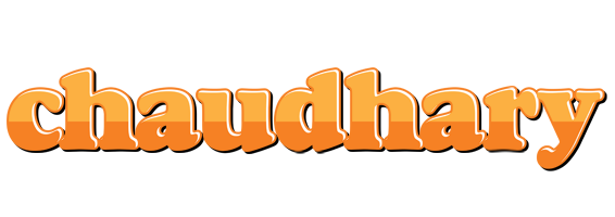 Chaudhary orange logo